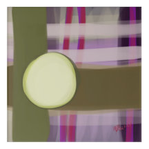 Lune rose Expressionniste contemporain Abstrait