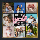 Art Mural En Acrylique Meilleure maman jamais | Collage photo de la Fête<br><div class="desc">Meilleure maman jamais | Collage photo de la Fête des Mères 8</div>