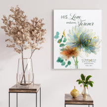 Psaume 136 Son Amour Endure Pour Toujours Floral B