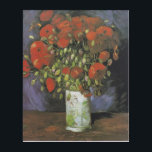 Art Mural En Acrylique Vase par Red Poppies Vincent van Gogh<br><div class="desc">Vase with Red Poppies est une huile de 1886 sur toile peinte par Vincent van Gogh pendant la période qu'il a passée à Paris — la peinture a été faite quatre ans avant sa mort en 1890. Vincent van Gogh (1853 - 1890) était un peintre postimpressionniste hollandais qui, en un...</div>