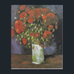 Art Mural En Acrylique Vase par Red Poppies Vincent van Gogh<br><div class="desc">Vase with Red Poppies est une huile de 1886 sur toile peinte par Vincent van Gogh pendant la période qu'il a passée à Paris — la peinture a été faite quatre ans avant sa mort en 1890. Vincent van Gogh (1853 - 1890) était un peintre postimpressionniste hollandais qui, en un...</div>