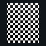 Art Mural En Acrylique Vérifier noir blanc À damiers Motif tableau de bor<br><div class="desc">à damiers Motif - damier noir et blanc.</div>