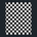 Art Mural En Acrylique Vérifier noir blanc À damiers Motif tableau de bor<br><div class="desc">à damiers Motif - damier noir et blanc.</div>