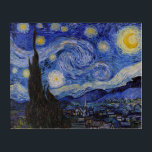 Art Mural En Acrylique Vincent Van Gogh - La nuit étoilée<br><div class="desc">The Starry Night / La nuit etoilee - Vincent Van Gogh en 1889</div>