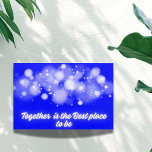 Art Mural En Acrylique White Glow 'Ensemble est le meilleur endroit pour<br><div class="desc">White Glow on Blue 'Together is the Best Place to Be' est une impression acrylique frappante qui juxtapose la pureté du blanc à la profondeur du bleu. Le message puissant, "Ensemble est le meilleur endroit pour être", résonne profondément, évoquant des sentiments d'unité et de connexion. Cette oeuvre sert de phare...</div>