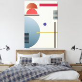 art mural géométrique Abstrait (Insitu(Chambre))