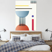 art mural géométrique Abstrait (Insitu(Chambre))