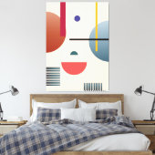 art mural géométrique Abstrait (Insitu(Chambre))