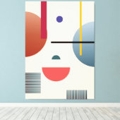 art mural géométrique Abstrait (Insitu (Plancher de Bois))