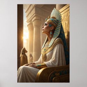 art mural Hatshepsut, portrait de la reine égyptie