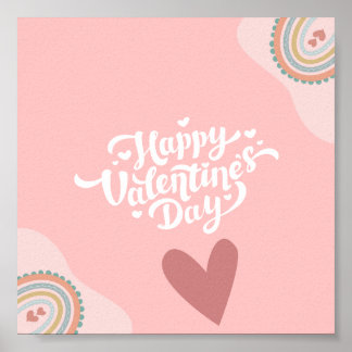 Art mural Heureuse Sainte-Valentin