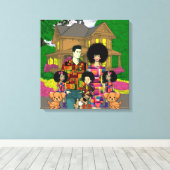 Art Mural interracial (Insitu (Plancher de Bois))