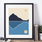 art mural moderne boho impression