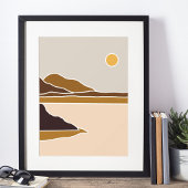 art mural moderne boho impression