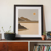 art mural moderne boho impression