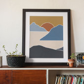 art mural moderne boho impression