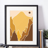 art mural moderne boho impression