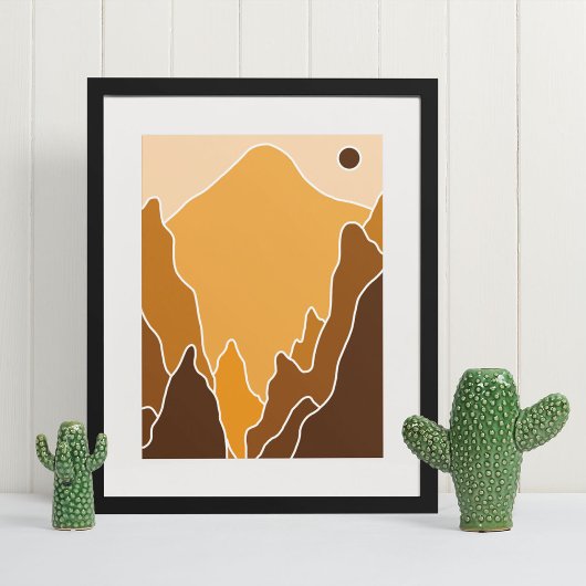 art mural moderne boho impression