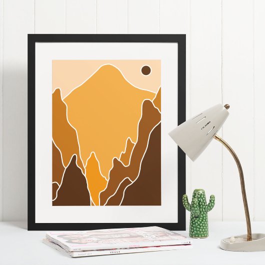 art mural moderne boho impression