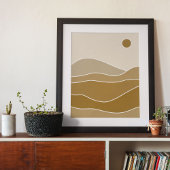 art mural moderne boho impression