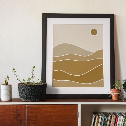 art mural moderne boho impression