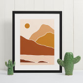 art mural moderne boho impression, Affiche papier