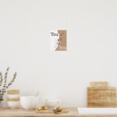 Art mural motivant Vous Vs Vous - Croissance perso (Cuisine)