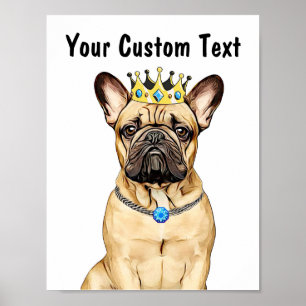 Art mural personnalisé pour chien   Bouledogue Fra