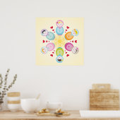 ART MURAL :: poupées russes - mandala (Cuisine)