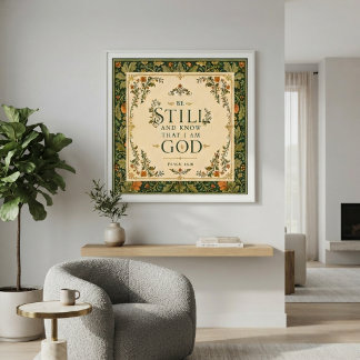 Art mural pour salon | Écriture florale vintage