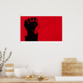 Art mural révolutionnaire Impression d'étiquette d (Cuisine)