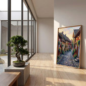 Art mural scandinave minimaliste