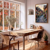 Art mural scandinave minimaliste