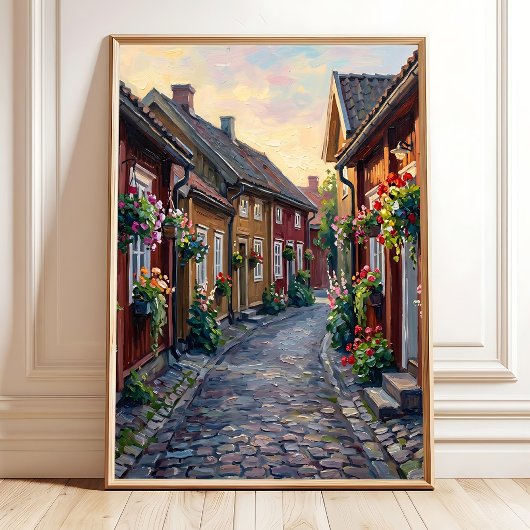 Art mural scandinave minimaliste