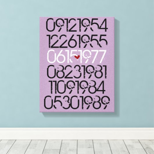 Art mural - Style désossé - Toile enveloppée (Insitu (Plancher de Bois))