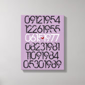 Art mural - Style désossé - Toile enveloppée (Recto)