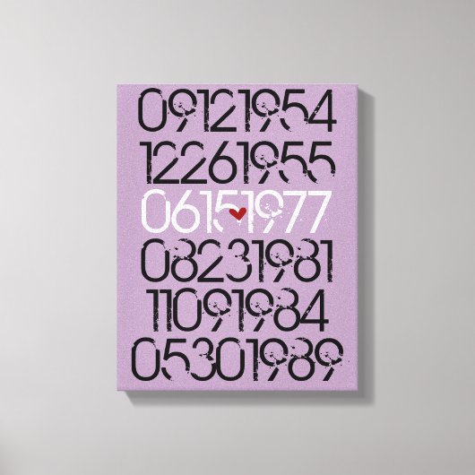 Art mural - Style désossé - Toile enveloppée (Recto)