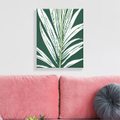 Art mural tropical - feuille tropicale (Insitu(Salon))