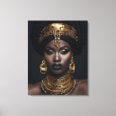 Art Murale Africain Américain, Art Mural Femme Noi (Recto)