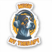  Art Music My Therapy Sticker (Voorkant)