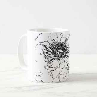 Art Natural Flower Koffiemok