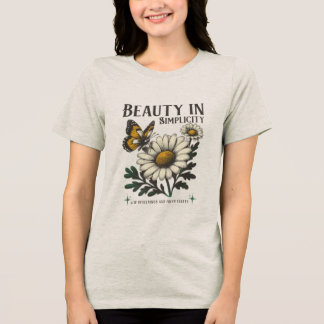 art nature beauty in simplicity Tri-Blend shirt