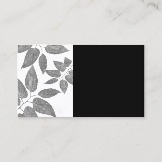 art nature carte de visite modèle personnalisé (Devant)