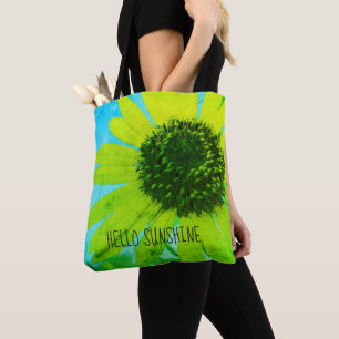 art nature tournesol soleil citation sac fourre-to