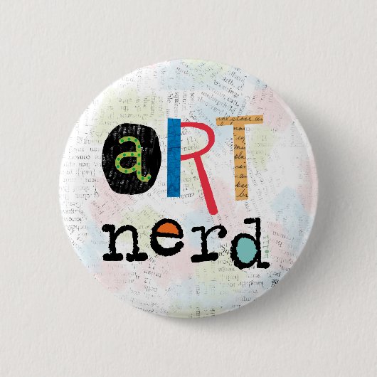 Art Nerd Button (Voorkant)