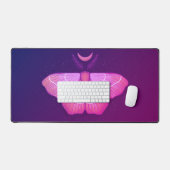 Art Nocturne Rose Moth - Illustration Magique (Clavier et souris)