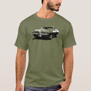 Art noir et blanc de 1968 GTO sur le T-shirt