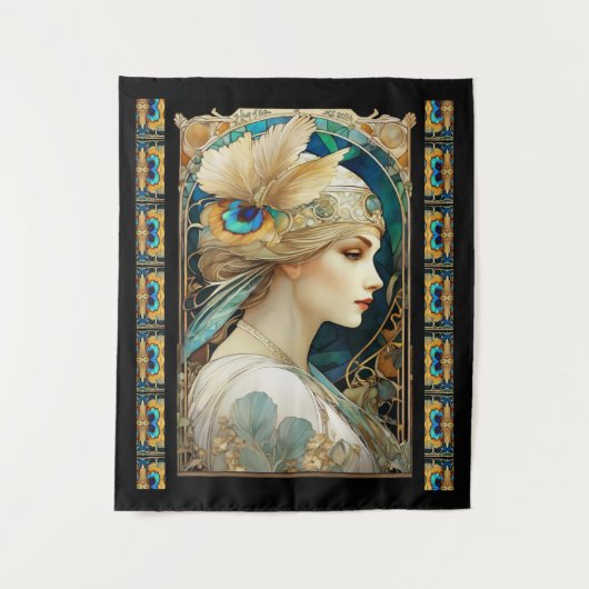 Art Nouvaeu Wandkleed (Voorkant)