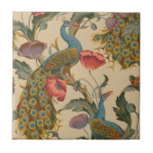  Art Nouveau 1890 The Peacock Pattern Tegeltje (Voorkant)