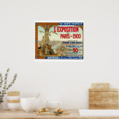  Art Nouveau 1900 Paris Poster (Keuken)